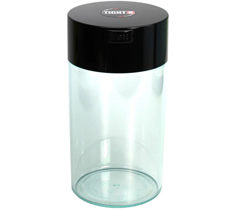 Boite Conservatrice Avec Vide D'air 400gr/1.3L Noir Et Transparente - Coffeevac 1 Boite Conservatrice Avec Vide D'air 400gr/1.3L Noir Et Transparente - Coffeevac